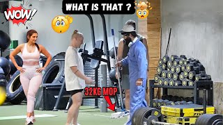 Anatoly's 32kg Mop Takes Gym Pranks To A WHOLE NEW LEVEL! 🤯