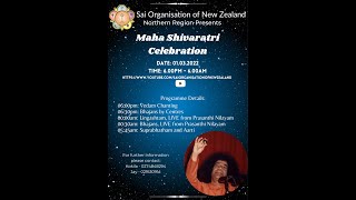 SONZ Northern Region - Maha Shivarathri Celebrations || 01.03.2022  @ 6PM-6AM NZDT