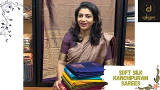 Soft silk kanchipuram saree collection.