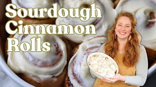 The MOST Soft and Delicious Sourdough Cinnamon Rolls