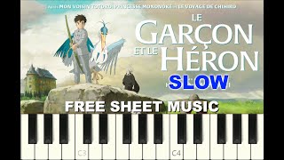 SLOW piano tutorial 