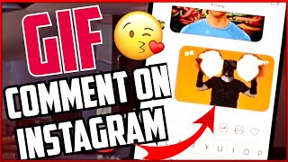 how to comment gif on instagram | post gif on instagram | how to post gif on instagram comment