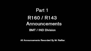 Rare R160 / R142 Automated Announcements Vol 1