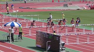 2019 関東インカレ陸上 男子1部 110mH 準決勝1組