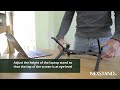 how to setup the nexstand k2 laptop stand