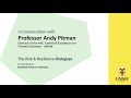 Risk & Resilience Dialogues: Professor Andy Pitman