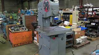 Doall Model 1612-H Vertical Bandsaw with Hydraulic Feed Table @ Mullin Machinery of NJ