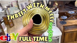 Thrift with me ~ 2 Stores! Crazy! Sourcing RESELL ON eBay PROFIT