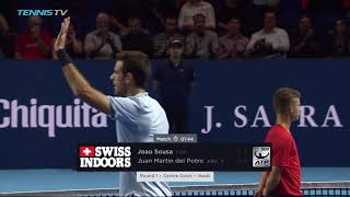 Del Potro and Goffin stay in the hunt for London | Basel 2017 Highlights Day 3