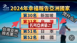 憑什麼？台灣人幸福指數亞洲第二，很多人表示不信，查完數據後啪啪打臉