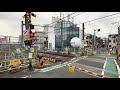 【山手線唯一の踏切】駒込駅〜田端駅間「第二中里踏切」外回りと内回り