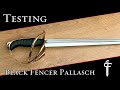 Testing Black Fencer French Cuirassier Sword - Steel Generation