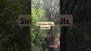 Sirimane falls#sirimane #nature #sringeri #waterfall #falls #travel