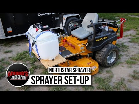 Our Sprayer Set-Up | Spray Tank Mounted To Mower Our Sprayer Set-Up | Spray Tank Mounted To Mower