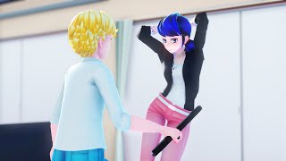 【MMD Miraculous】Zero two dodging [MEME] (Compilation 2)【60fps】