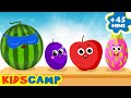 [4K] Ten Little Fruits Song + More Nursery Rhymes And Kids Songs By KidsCamp