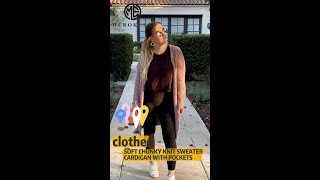 Amazon Fashion 2021 | Knitted sweater with pockets | Cheap fashion | MEROKEETY（style）#shorts