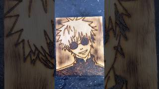 Gojo Burn Time Lapse #jujutsukaisen #anime #art #shorts