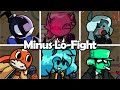 Minus Lo-Fight Hard Perfect Whitty But 30 Different Character Sings It - Friday Night Funkin'