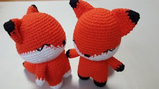 여우인형뜨기 (1탄 얼굴,팔,귀) amigurumi/crochet (판매금지) #코바늘인형#코바늘뜨기#손뜨개인형#손뜨개 #키링뜨기#달콩뜨개