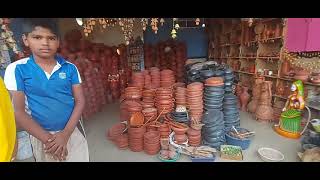 Shopping vlog/Organic Cook Ware Shopping/Clay pot/Pot Store/Mud pot/Coimbatore/Summer Pots/மண்பானை