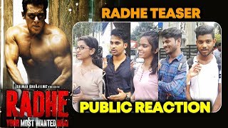 RADHE Teaser PUBLIC REACTION | Eid Radhe Ki | Salman Khan | Prabhu Deva | Eid 2020