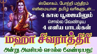 சிவராத்திரி அன்று சொல்ல வேண்டியது ! பாடல்கள் இசையாக தமிழ் வரிகளுடன் Mahashivaratri@DhinamDhinam