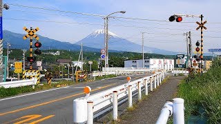 御殿場線【№96】平松踏切・通過・走行映像　静岡県裾野市平松