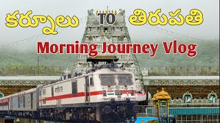 Kurnool To Renigunta Mangalore Superfast Express Train Vlog || By Praveen Rail Info