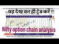 Fundamentals of Option trading : part 6,  How to predict market direction using Nifty option chain ?