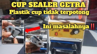 Cara mengatasi plastik cup sealer tidak terpotong‼️Rendi wijaya