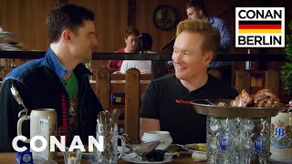 Conan's Lunchtime German Lesson With Flula Borg | CONAN on TBS