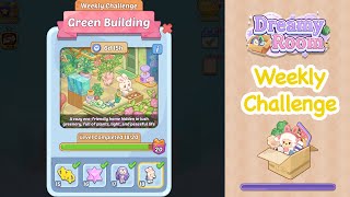【Dreamy Room】Weekly Challenge Level 18 Green Building walkthrough #gameplay #walkthrough #asmr