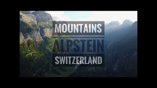 Mountains feat. DJI Mavic Pro at sunny Alpstein, Switzerland