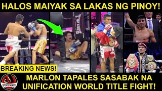 14-0 Pinoy PANALO Round 2 TKO! MAIYAK IYAK ang Thai Boxer sa LAKAS ng PINOY | Tapales UNIFICATION na