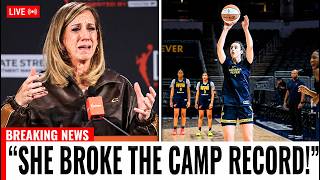 Caitlin Clark BREAKS Camp Records, Coaches Left SPEECHLESS!