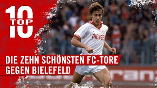 🔝TOP TEN: Die besten FC-TORE gegen Arminia Bielefeld | 1. FC Köln | Podolski  | Allofs | Littbarski