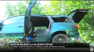 Halálos baleset a 6-os számú főúton