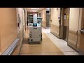 savant hospital agv operating in person shared hallway