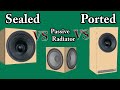 Sealed vs Ported vs Passive Radiator - Why one over the other? - Sound Advice