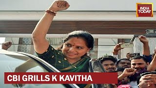 Delhi Liquorgate Scam: KCR's Daughter K Kavitha's CBI Grilling Ends After 9 Hours