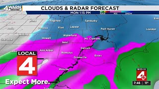 Metro Detroit weather forecast on Monday, Dec. 23, includes wintry mix, accumulating snow