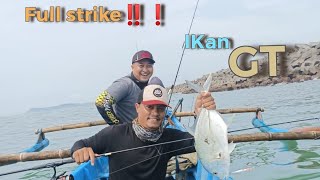 PANEN IKAN GT ‼️❗CASTING IKAN GT DI PLTU CILACAP || BABON SEMUA IKANNYA