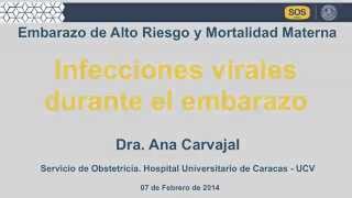 Infecciones virales durante el embarazo. Conferencia de la Dra. Ana Carvajal