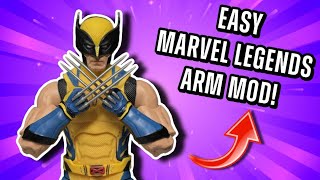 Custom Marvel Legends Wolverine Arm Mod Tutorial!