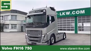 Volvo FH16 750, ALU, Retarder, Vollluftfederung, I-Park-Cool, Vollspoiler, NAVI, www.starent-lkw.com