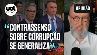 Zema falar de combate à corrupção no governo Bolsonaro é enorme contrassenso, diz Josias