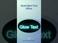 Neon Glow Text Effect with CSS | Amazing Animation #Shorts