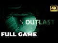 Outlast (Nightmare / No Deaths) - Full Game Walkthrough (4K 60FPS UHD) No Commentary