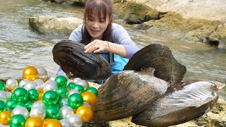 Nature's Oddity, Girl's Fortune:Giant Mussel with Priceless Pearls Uncovered During River Excavation